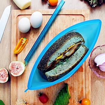 Amazon｜DeliOneシリコンバッグ、スライド式ロックバー付き